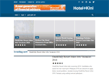 Tablet Screenshot of hotelkini.com